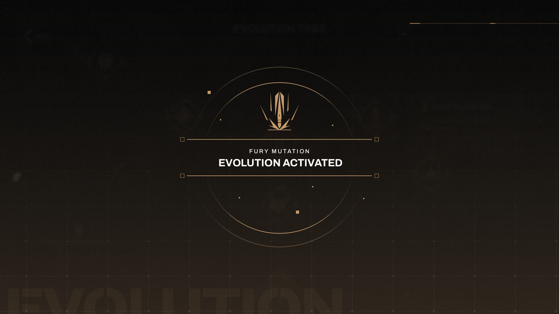 Sci-Fi Game UI Level Up Success